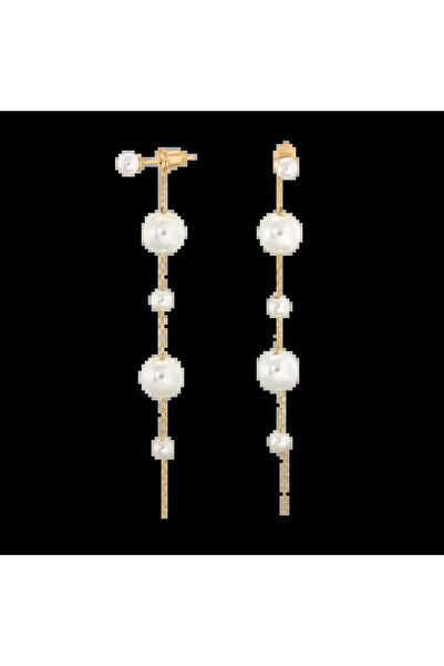 Lisa&Co. Cercei Argint Pearl Drip Drop I Argint placat cu aur galben / Shellp...