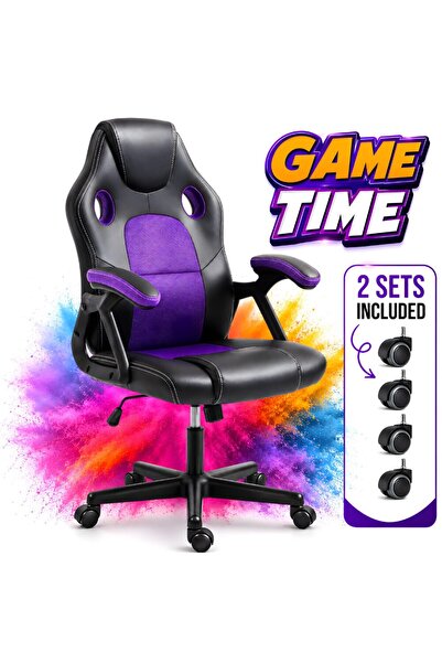 Kdhome Scaun Gaming Copii, Adulti Prime Starter G, 2 Seturi Roti Incluse, din...