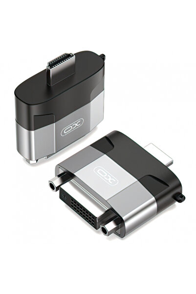 XO Design Adaptor Video GB013, HDMI - DVI, Gri