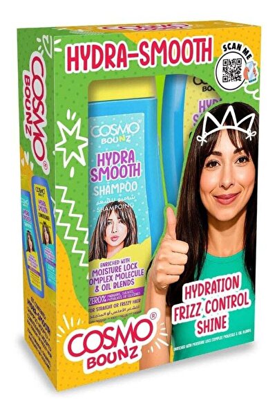 Cosmo مجموعة العناية بالشعر بونز هيدرا سموث - شامبو 400 مل وبلسم 400 مل