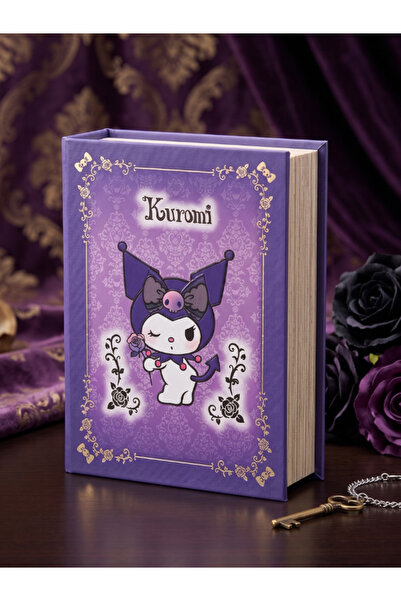 GiFi Kuromi & Hello Kitty Lisanslı Kitap Görünümlü Dekoratif Kutu 10,5x13,5 cm