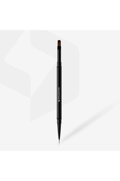 STALEKS Pensulă profesională pentru unghii cu capac, Liner 10 mm și Gel 11 mm