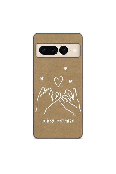 OEM Husa compatibila cu Google Pixel 8 Pro Silicon Gel Tpu Model BFF Pinky Pr...