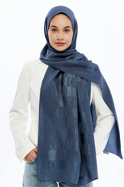 Valentino Orlandi Alia Series Vo Checker Pattern Shawl