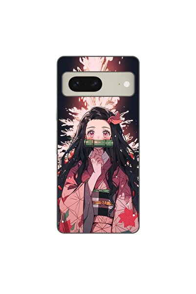 OEM Husa compatibila cu Google Pixel 8 Silicon Gel Tpu Model Demon Slayer Nezuko