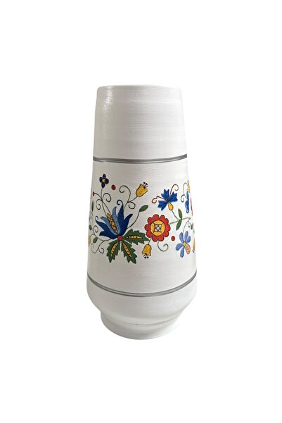 Ceramica Martinescu Ceramic vase 30 cm, hand-decorated with traditional motif...