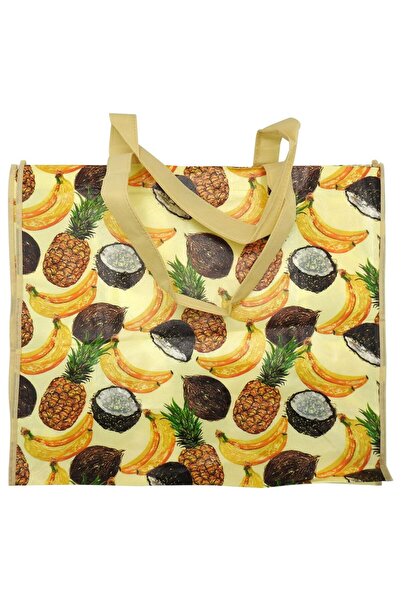 Vader Sacosa Piata 44x39x20cm Textil Netesut Wei A-16361,