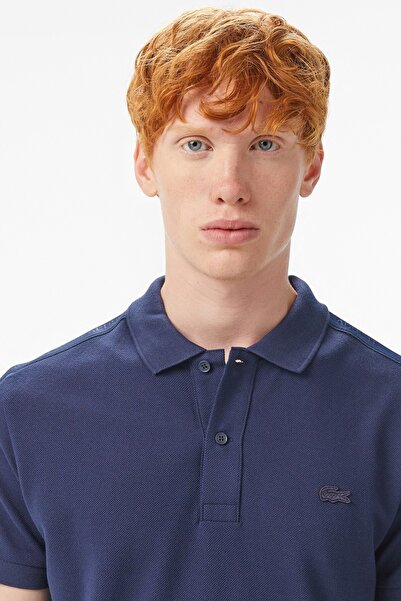 Lacoste Men's Regular Fit Polo T-Shirt Men's Polo Collar T-Shirt with Stripe ...