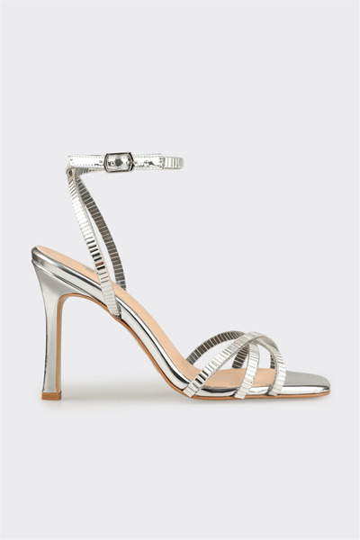 Elle Shoes Lame Kadın Topuklu Sandalet