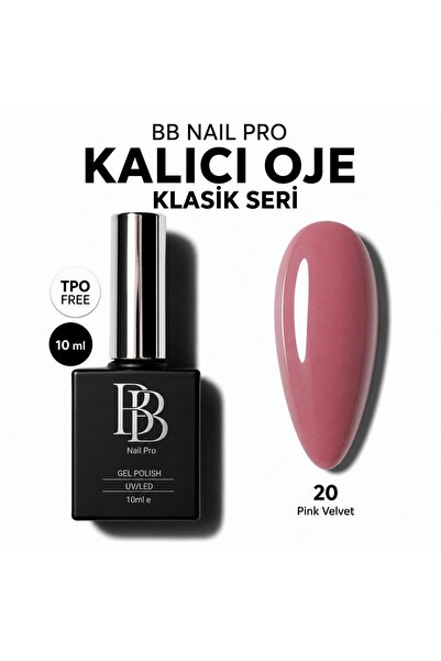 BB Nailş Pro - Gel Polish No:20 Pink Velvet