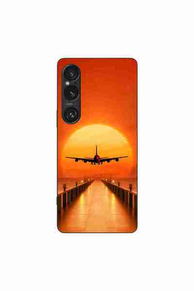 OEM Husa compatibila cu Sony Xperia 1 VI Silicon Gel Tpu Model Airplane Sunset