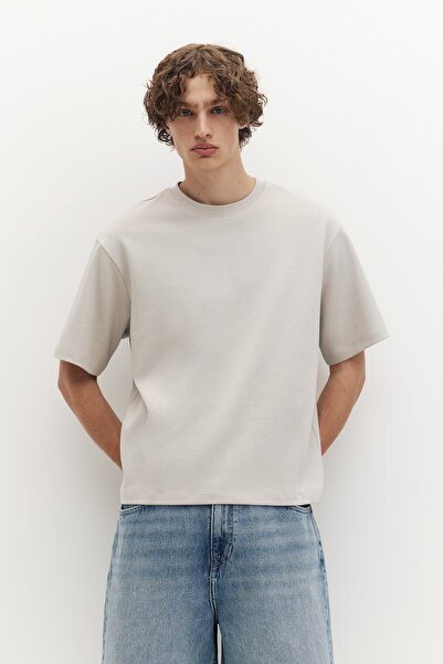 Pull & Bear Boxy interlok tişört