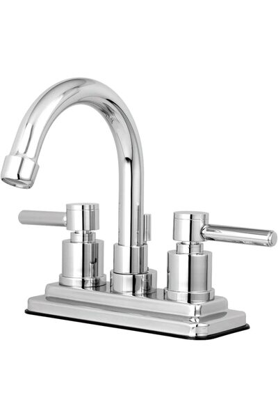 Yıldızan Ttktechnology Ks8661Dl 4 "Bathroom Faucet, 4-7/8", Polished Chrome K...