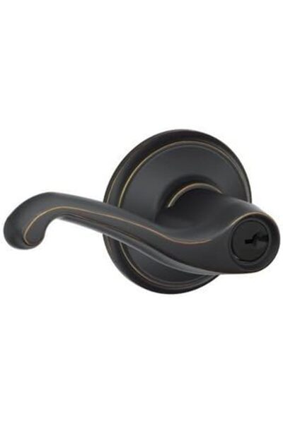 Yıldızan F51A FLA 716 قفل دخول بمفتاح رافعة، لون برونزي عتيق 1089604