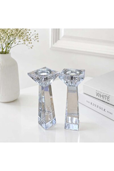 NAJM ALDIRA Transparent Pyramid Crystal Incense Burners