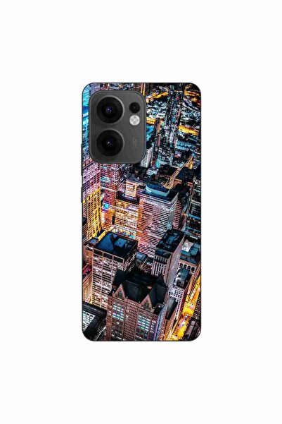 OEM Θήκη συμβατή με Oppo Reno13 F Σιλικόνης Gel TPU Μοντέλο Νυχτερινή Πόλη