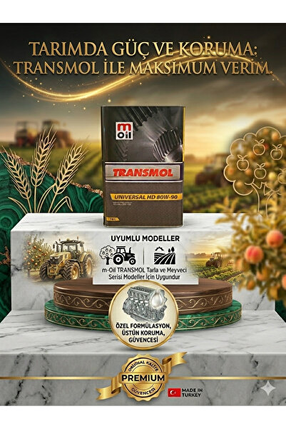 Moil M-Oil TRANSMOL UNIVERSAL HD 80W-90 - Yüksek Performanslı Traktör Şanzıma...