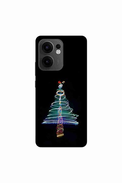 OEM Husa compatibila cu Oppo Reno13 F Silicon Gel Tpu Model Craciun Brad Neon