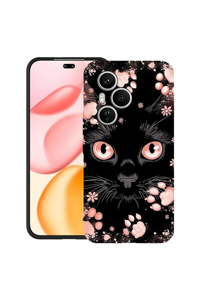 bestcase ¬Æ Husa TPU Ultra Slim Compatibila cu OPPO Reno13, Black Cat, 205204...