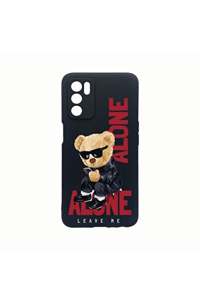 bestcase Husa Silicon, Compatibila Cu Oppo A16s, Leave Me Alone Teddy Bear, R...