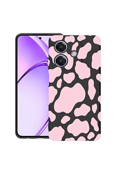 bestcase ¬Æ Husa pentru OPPO A60 5G / A40 / A40M, Pink Cow, Slim Silicon 0.8M...