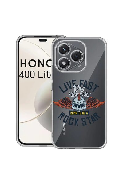 bestcase Husa pentru Honor 400 Lite 5G, BestCase¬Æ Clear Silicon 2MM, Rock St...