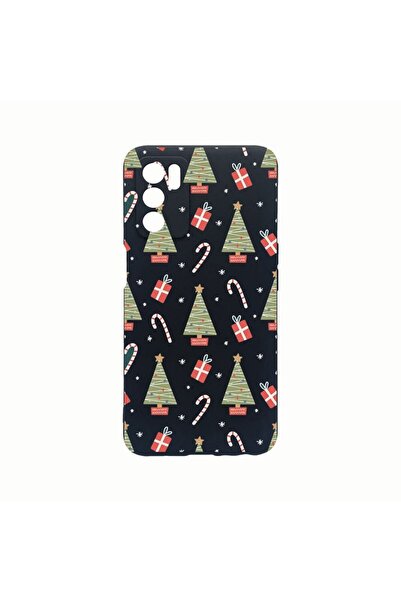 bestcase Θήκη σιλικόνης, Συμβατή με Oppo A16s, Χριστουγεννιάτικο σχέδιο, Ανθε...