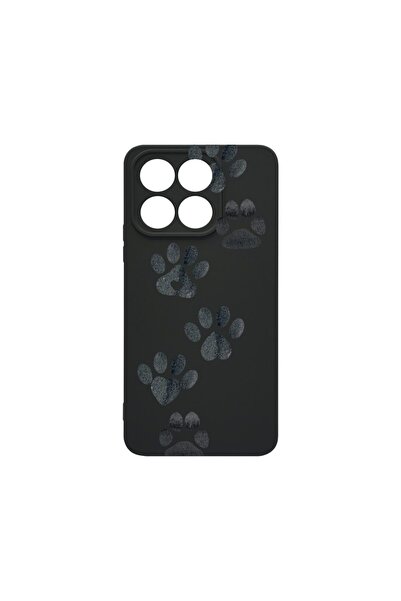 bestcase Λεπτή Θήκη Σιλικόνης 0.8MM, Συμβατή με Honor X6a, Σχέδιο Πατούσας Σκ...