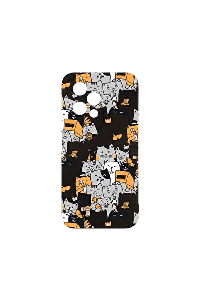 bestcase ¬Æ Husa Premium Silicon, Compatibila Cu Honor 200 Lite, Cat Pattern,...