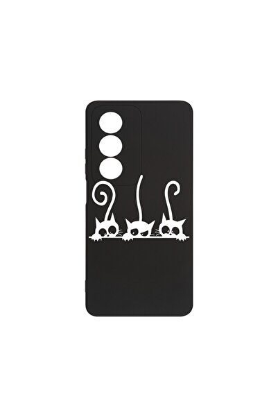 bestcase Husa Pentru OPPO A80, BestCase¬Æ Slim Premium Silicon 1.2MM, Cats, M...