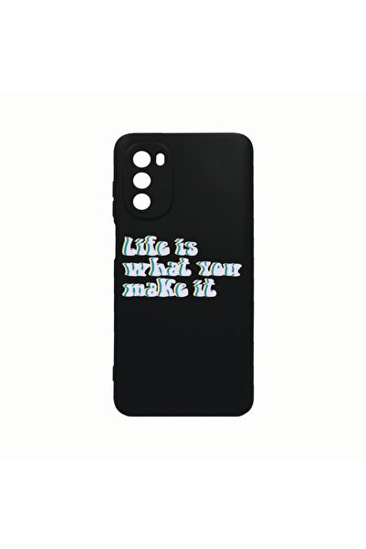 bestcase Θήκη Σιλικόνης, Συμβατή με Motorola Moto G82 / Moto G52, Η ζωή είναι...