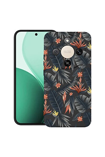 bestcase Υπέρλεπτη Θήκη TPU Συμβατή με Honor Magic8 Lite, Τροπικά Λουλούδια, ...