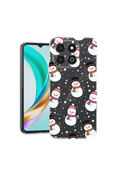 bestcase ¬Æ Husa Clear Slim Silicon Compatibila cu Honor X6c, Snowman, 311958...