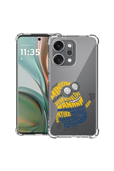 bestcase ¬Æ Husa Anti Shock pentru OPPO Reno14 5G cu Design Calligraphy Minio...