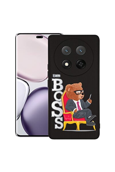 bestcase Калъф за Honor Magic 7 Lite, Премиум тънък силиконов 1.2ММ, Мече - А...