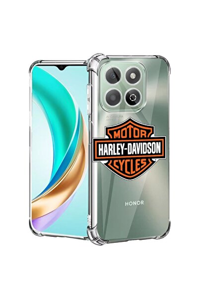 bestcase Съвместим калъф за Honor X8C, Удароустойчив 1.5ММ, Харли-Дейвидсън, ...
