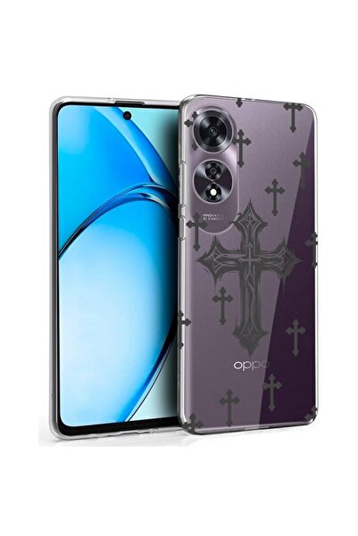 bestcase ¬Æ Husa pentru OPPO A60 4G, Clear Silicon 2MM, Cross, Antisoc, Prote...