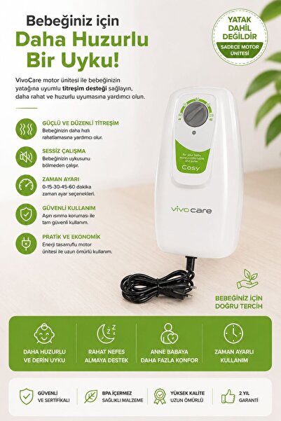 Vivocare Havalı Yatak Motoru- Sessiz ve Ayarlanabilir Motor Ünitesi