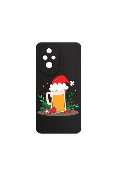 bestcase Husa pentru Honor 200 5G, BestCase¬Æ Slim SIlicon 0.8MM, Xmas Beer, ...