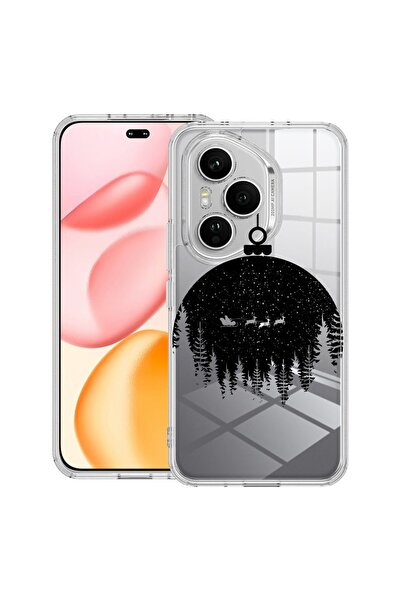 bestcase ¬Æ Clear Silicone Case for Honor 400 Pro, Xmas Globe, 2036424 T 1605