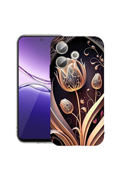 bestcase ¬Æ Husa Clear Silicon pentru OPPO A5 Pro 5G, Golden Tulip, 2042415 T...