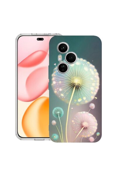 bestcase ¬Æ Husa Clear Silicon pentru Honor 400 Pro, Green Dandelion, 2036424...