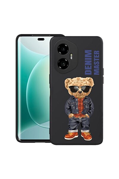 bestcase Θήκη για Honor 300 με σχέδιο Denim Master - Αρκουδάκι, TPU Ματ Εξαιρ...