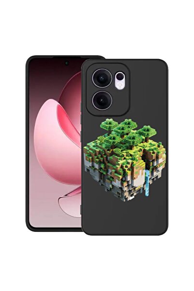 bestcase ¬Æ Husa pentru OPPO Reno13 F 5G, Premium Slim Silicon 1.2MM, Minecra...