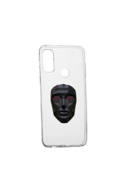 bestcase Husa Silicon Compatibila cu Motorola Moto E40, Squid Game - Mask, re...