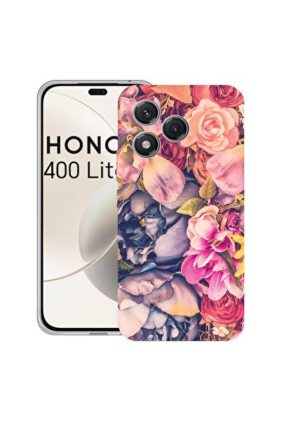 bestcase Husa pentru Honor 400 Lite 5G, BestCase¬Æ Clear Silicon 2MM, Floral,...