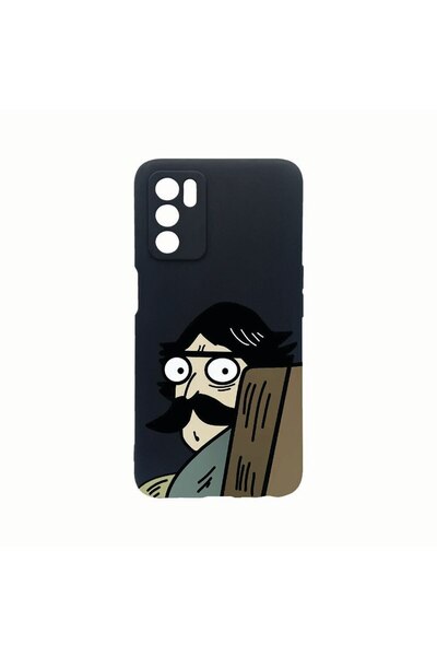 bestcase Θήκη σιλικόνης, Συμβατή με Oppo A16, Με σχέδιο μιμίδιο, Ανθεκτική στ...