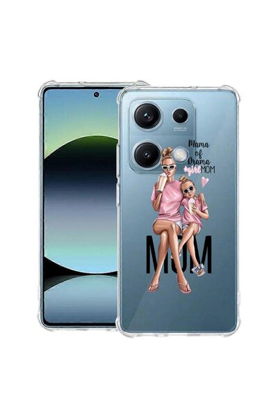 bestcase ¬Æ Husa Anti Shock Compatibil cu OPPO A6 Pro, cu Design Girl Mom Mam...