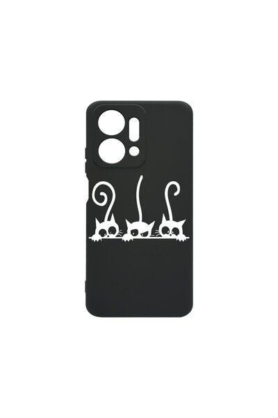 bestcase ¬Æ Husa Slim Premium Silicon 1.2MM, Compatibila Cu Honor X7a, Cats, ...