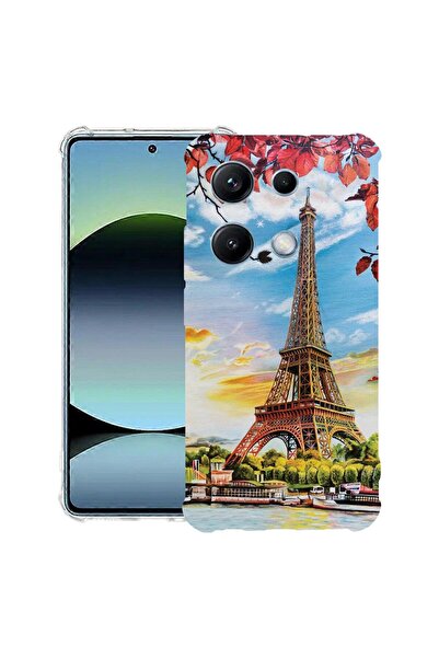 bestcase ¬Æ Husa Anti Shock pentru OPPO Reno13 cu Design Paris Eiffel Tower, ...